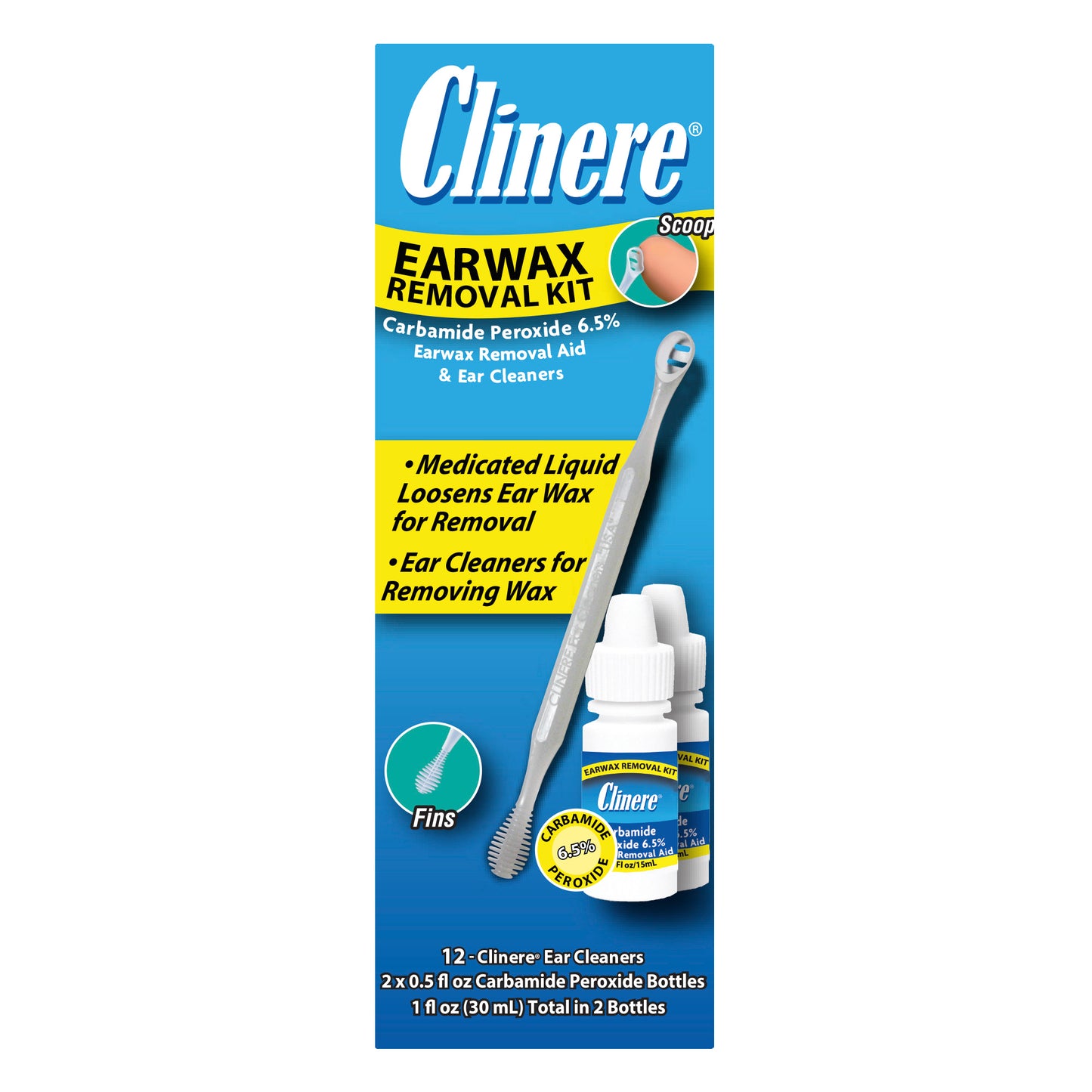 Clinere Earwax Removal Kit, 12 count