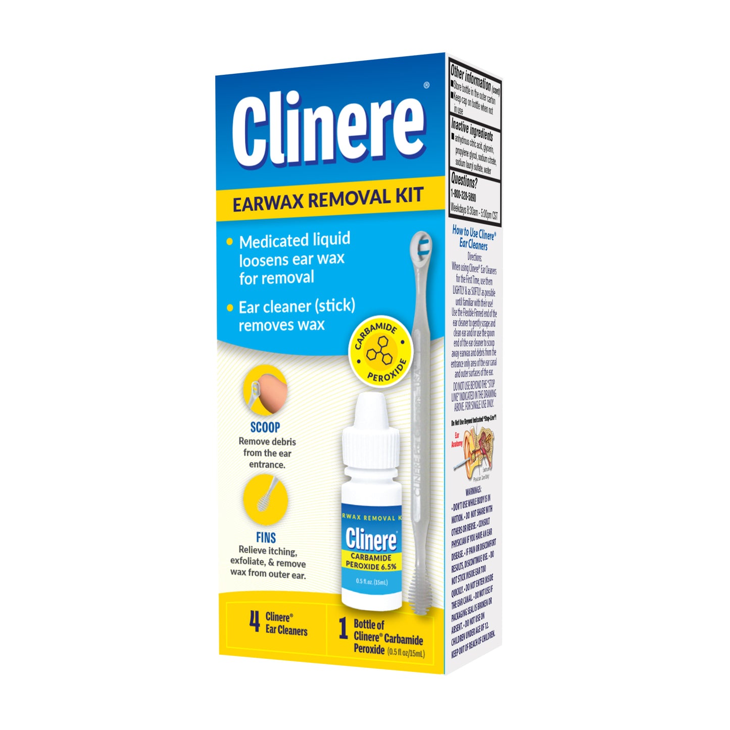 Clinere Earwax Removal Kit, 4 count