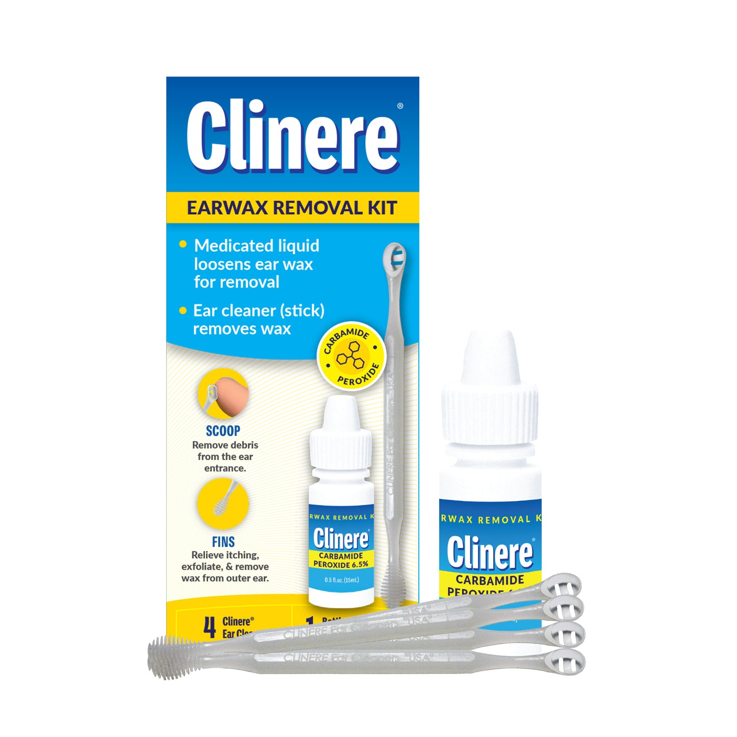 Clinere Earwax Removal Kit, 4 count