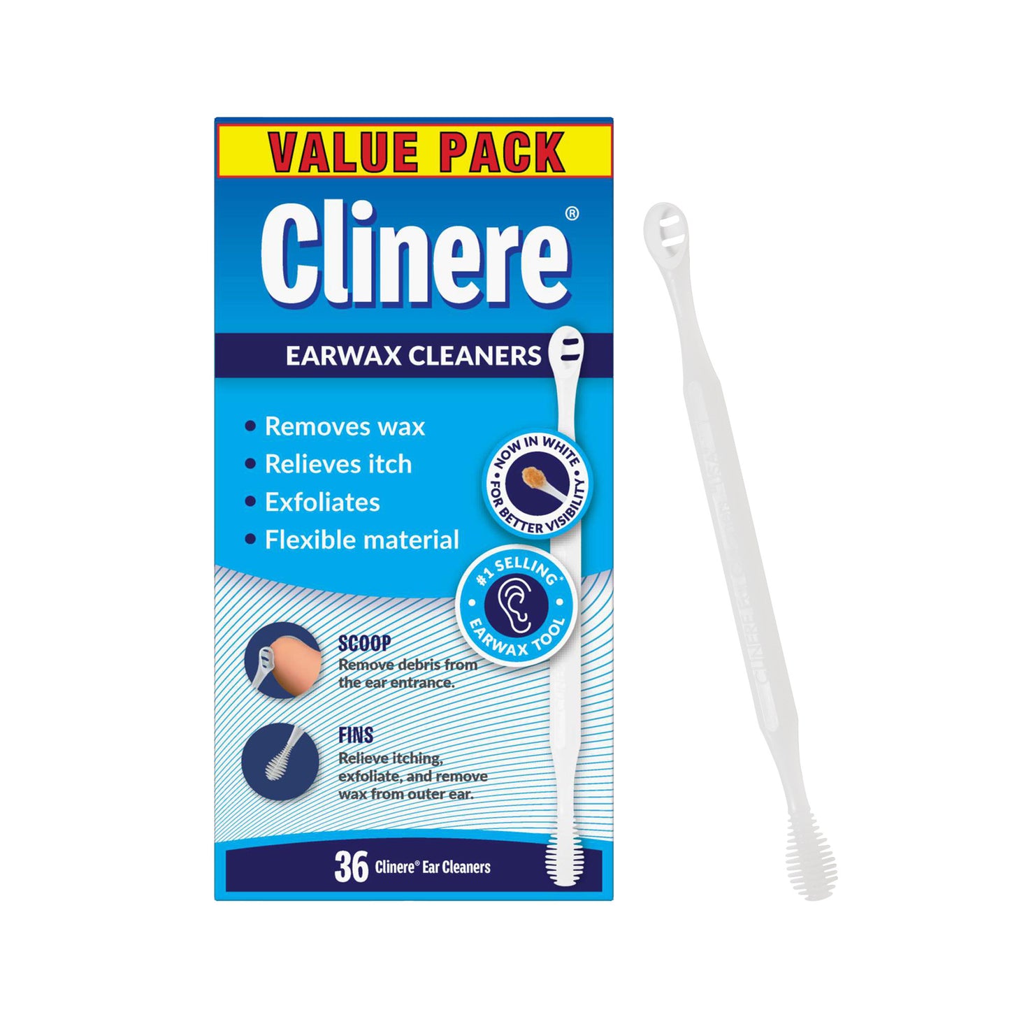 Clinere Ear Cleaners, 36ct